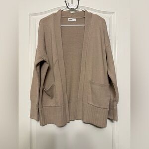 Sonoma Women's Tan Cardigan Sweater